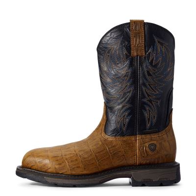 Ariat Work: WorkHog Composite Toe Zapatos de Seguridad Hombre - Marrones (HBUJI4532)